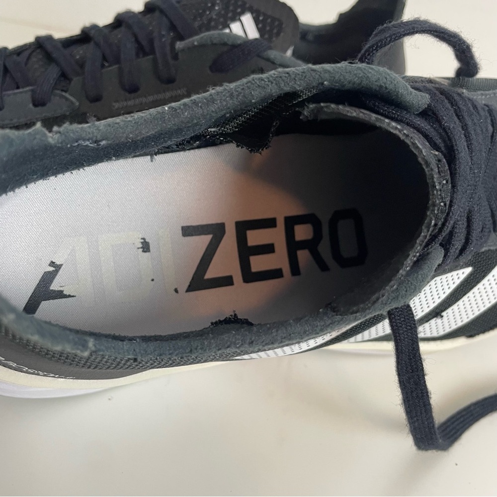 adidas Black White Women's Running Sneakers - Picture 13 of 14